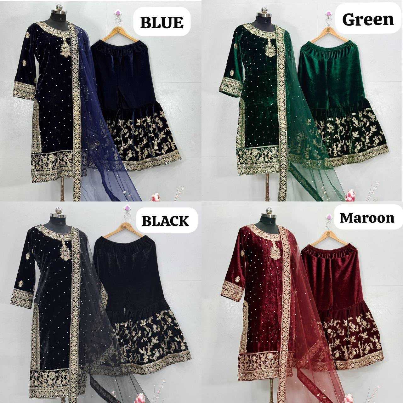 YNF Wholesale Velvet Velvet Suits  | Surat Manufacturer
