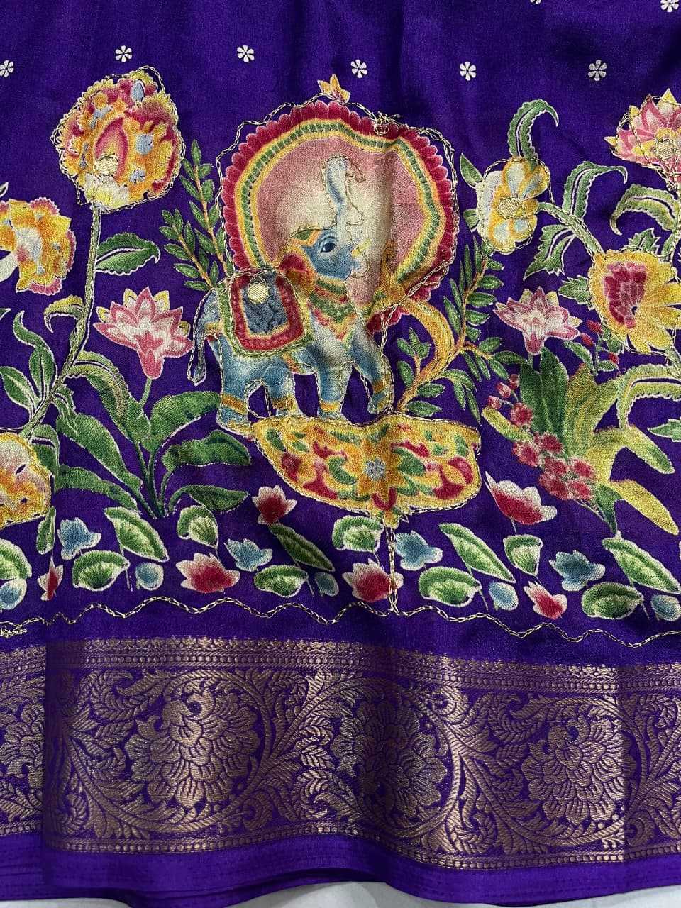 YNF Wholesale Crepe Silk Tussar Silk Sarees  | Surat Manufacturer