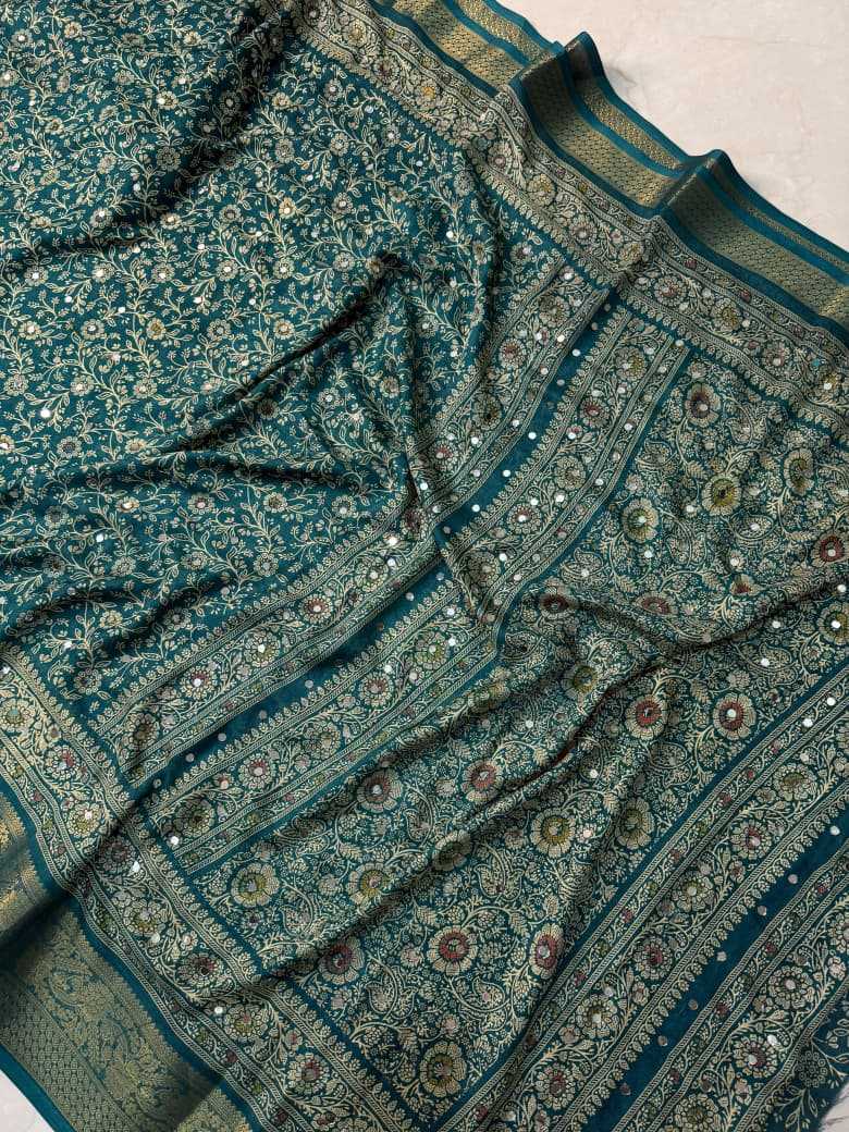 YNF Wholesale Crepe Silk Gajji Modal Sarees  | Surat Manufacturer