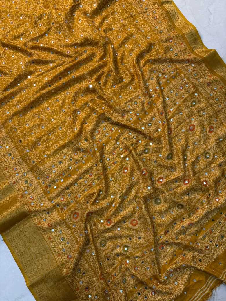 YNF Wholesale Crepe Silk Gajji Modal Sarees  | Surat Manufacturer