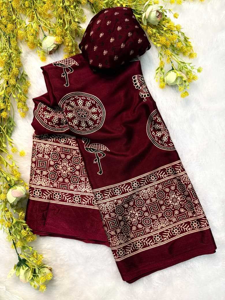 YNF Wholesale Crepe Silk Gajji Modal Sarees  | Surat Manufacturer