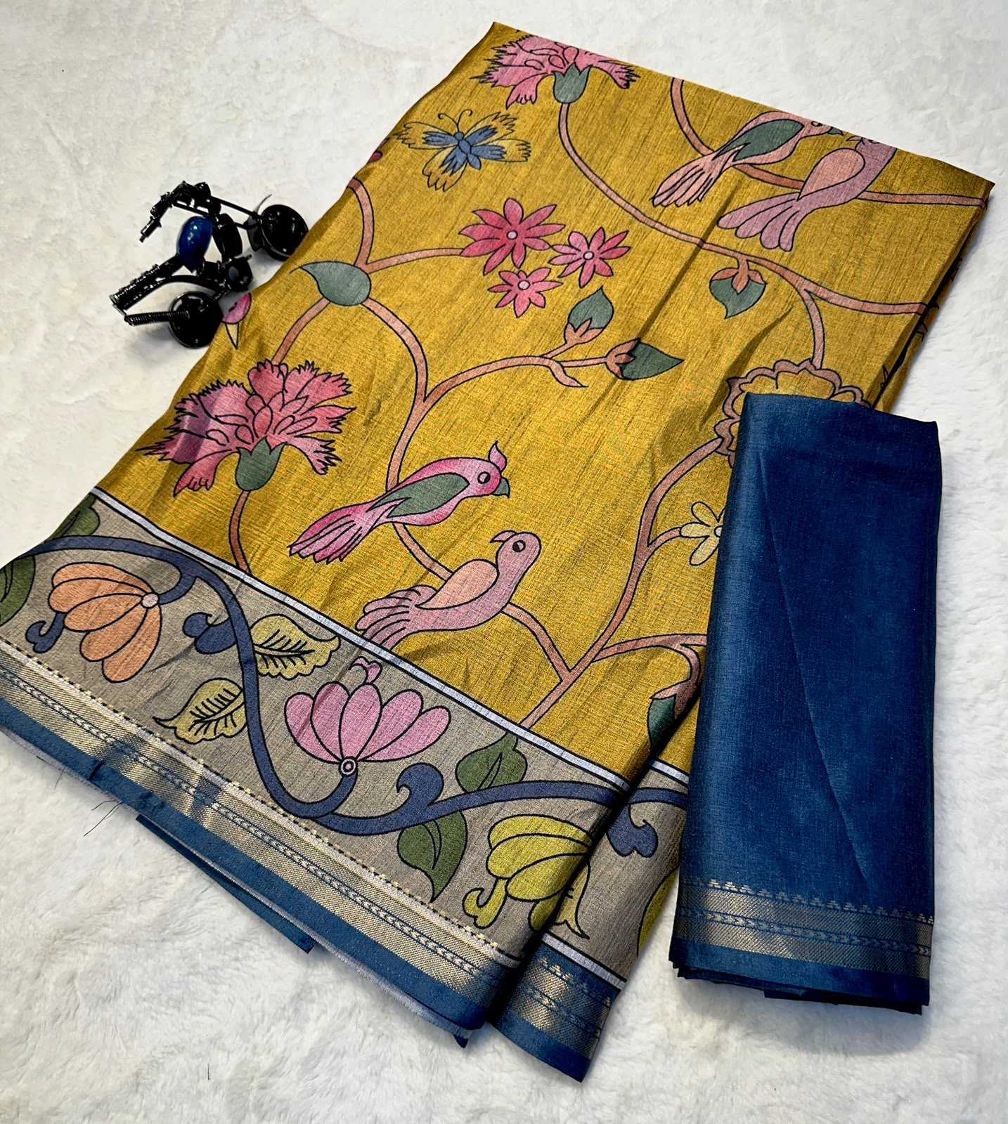 YNF Wholesale Tussar Silk Designer Sarees  | Surat Manufacturer