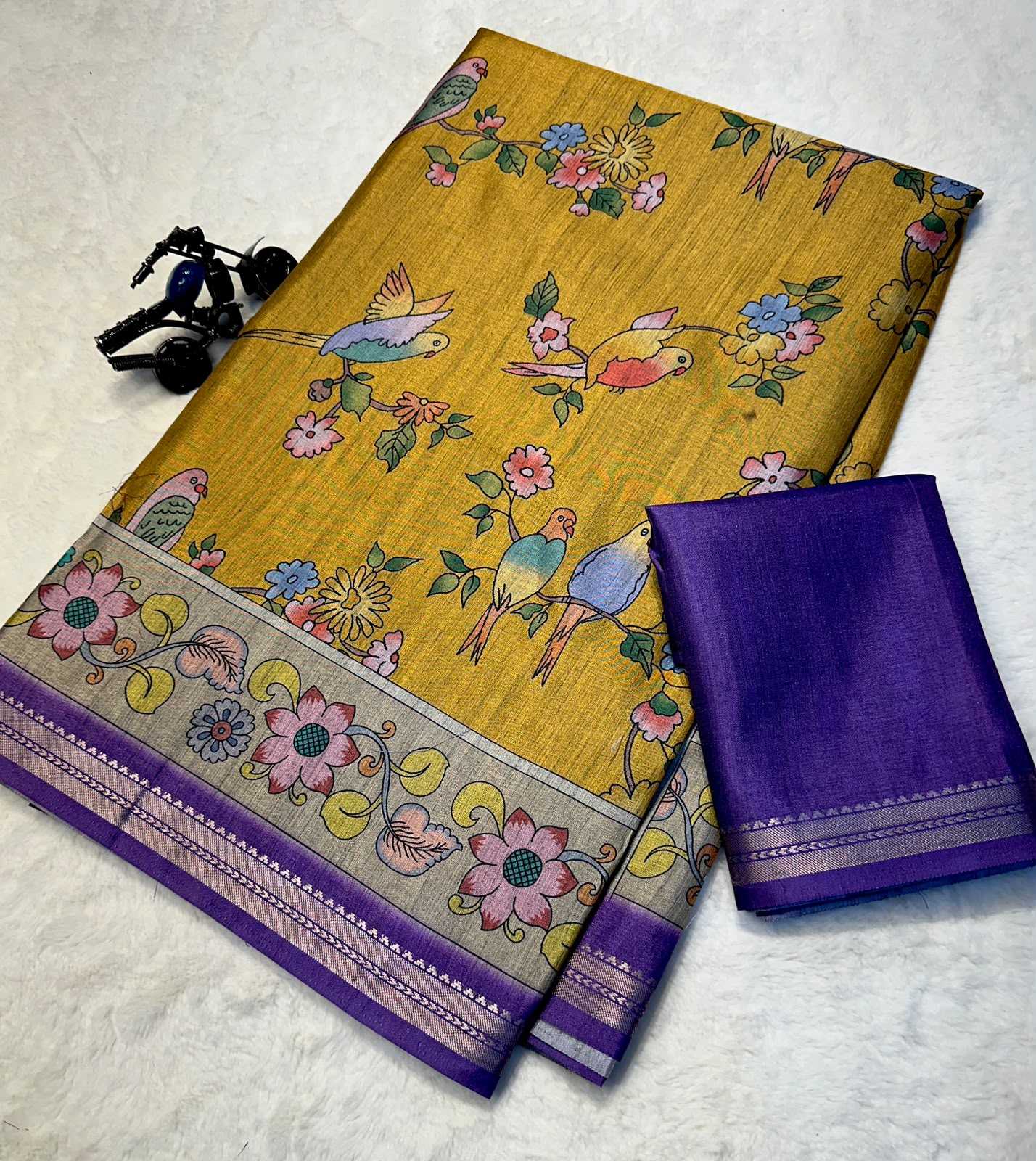 YNF Wholesale Tussar Silk Designer Sarees  | Surat Manufacturer