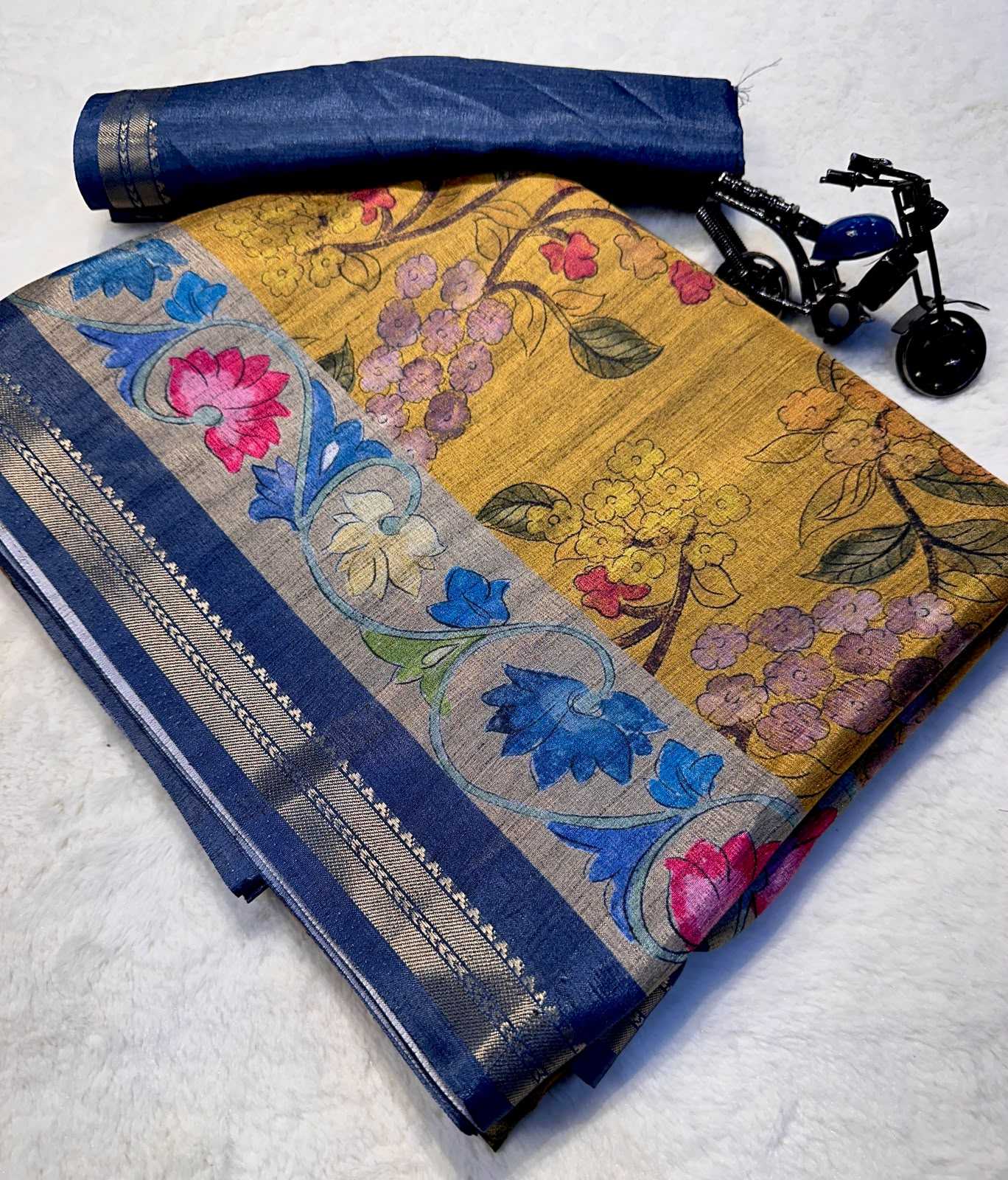 YNF Wholesale Tussar Silk Designer Sarees  | Surat Manufacturer