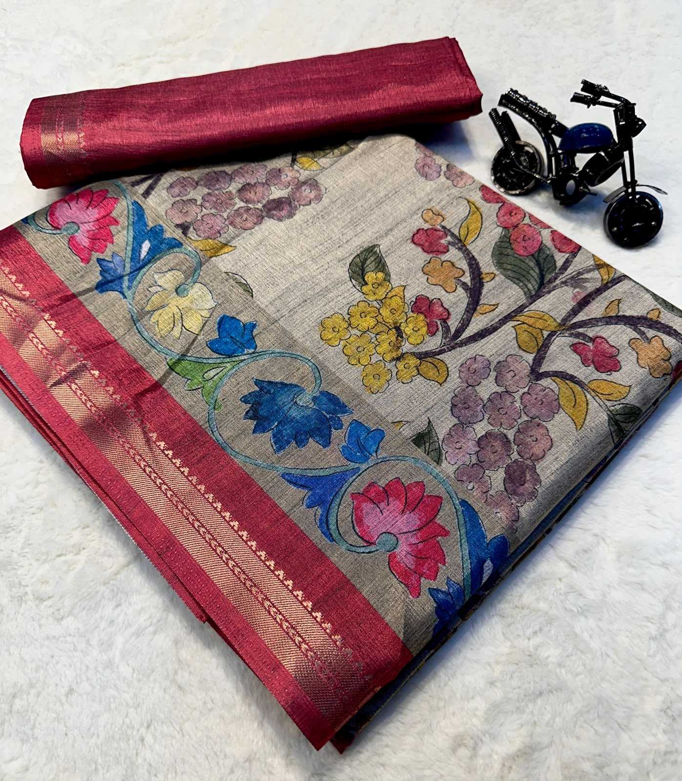 YNF Wholesale Tussar Silk Designer Sarees  | Surat Manufacturer