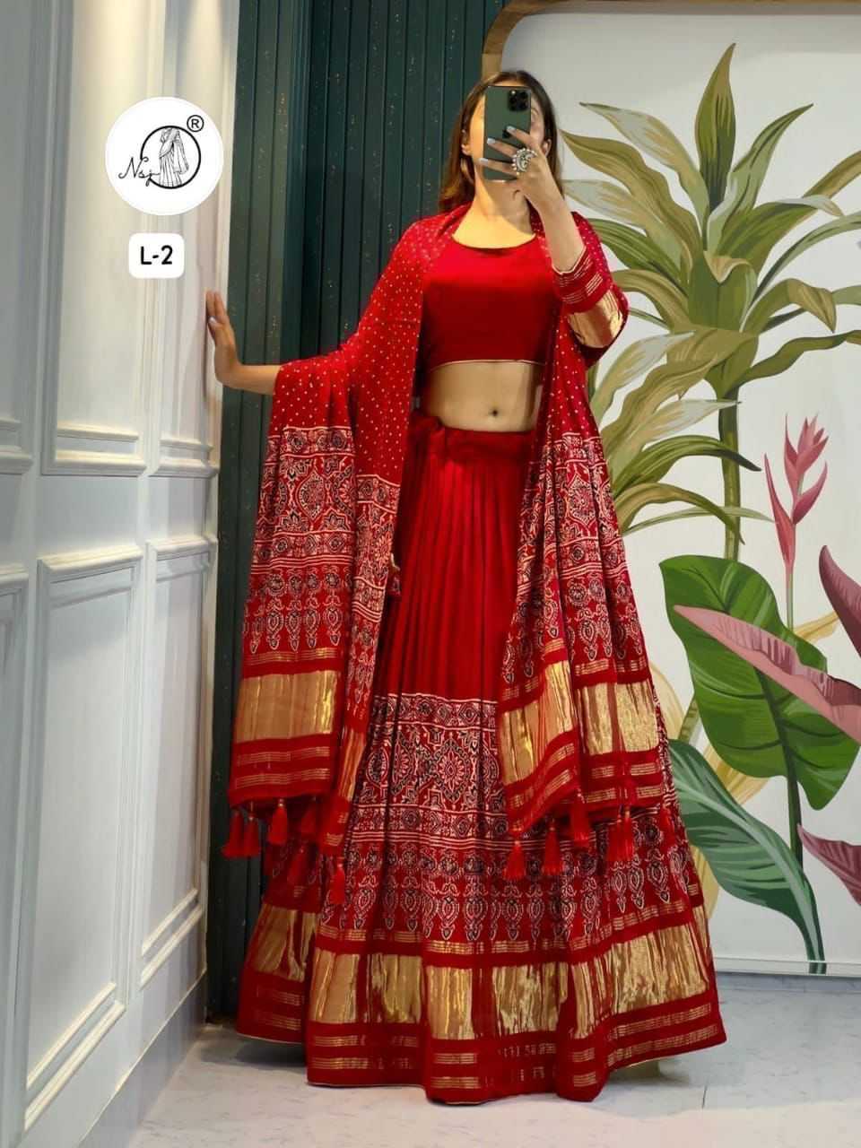 YNF Wholesale Pure Silk Silk Lehenga  | Surat Manufacturer