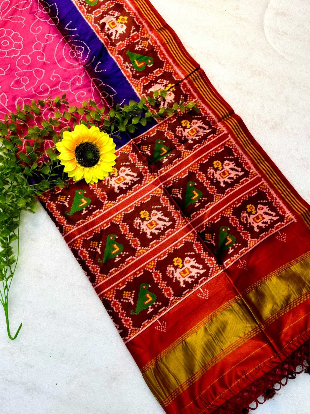 YNF Wholesale Handloom Silk Patola Sarees  | Surat Manufacturer