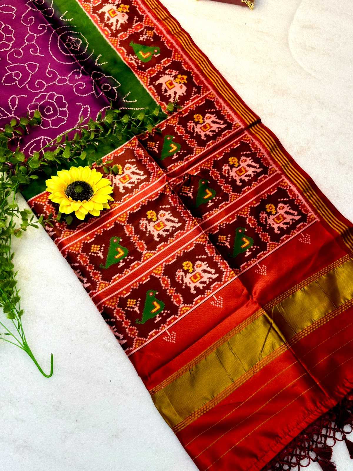 YNF Wholesale Handloom Silk Patola Sarees  | Surat Manufacturer
