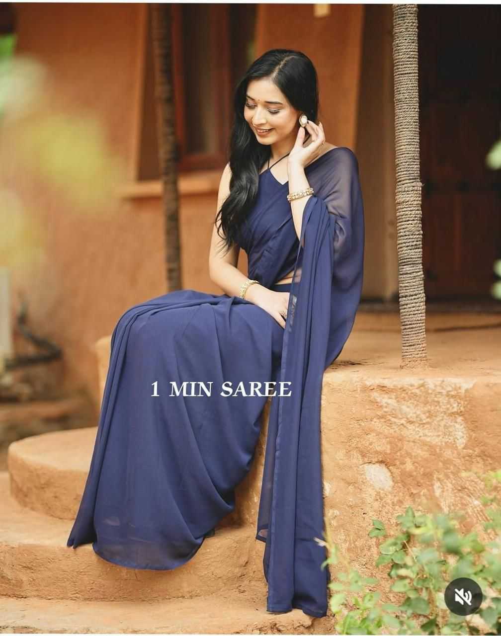 YNF Wholesale Georgette Designer Sarees  | Surat Manufacturer