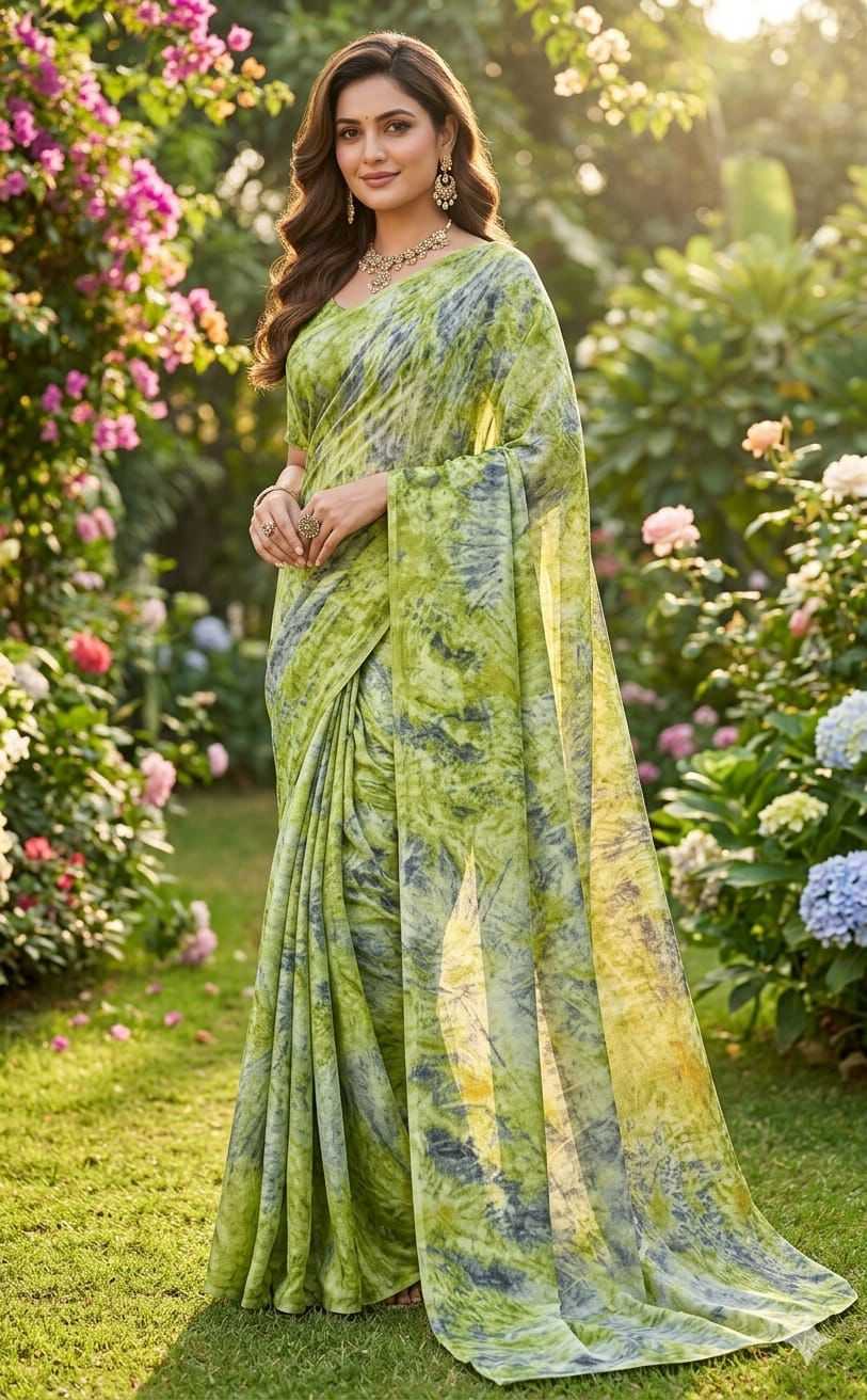 YNF Wholesale Chinon Designer Sarees  | Surat Manufacturer
