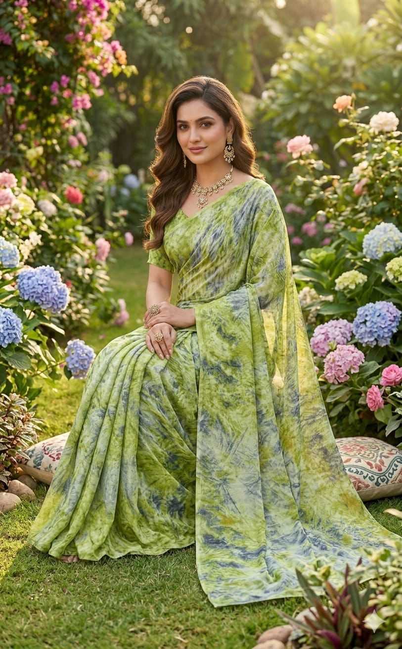 YNF Wholesale Chinon Designer Sarees  | Surat Manufacturer