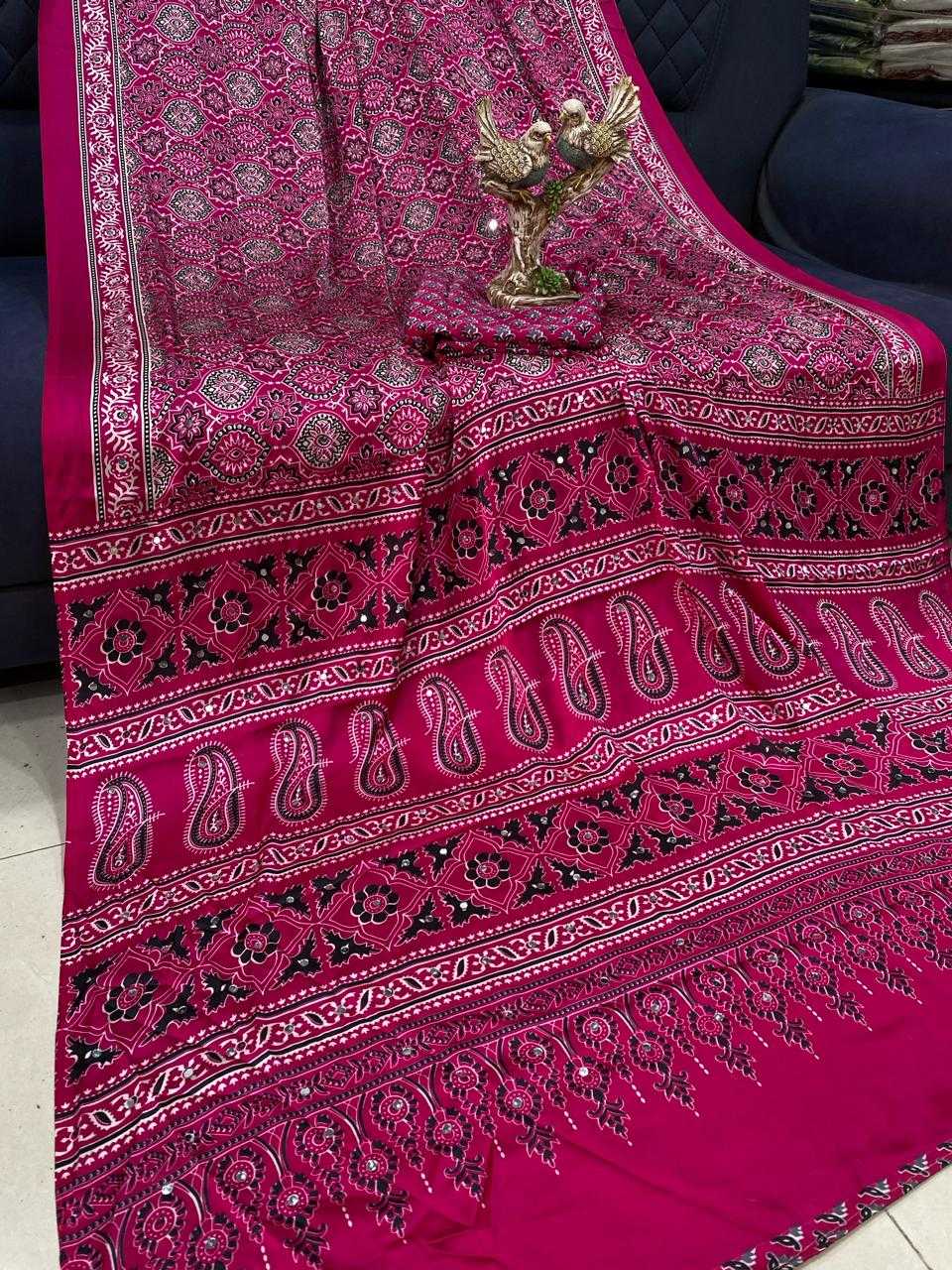 YNF Wholesale Japan Sartin Designer Sarees  | Surat Manufacturer