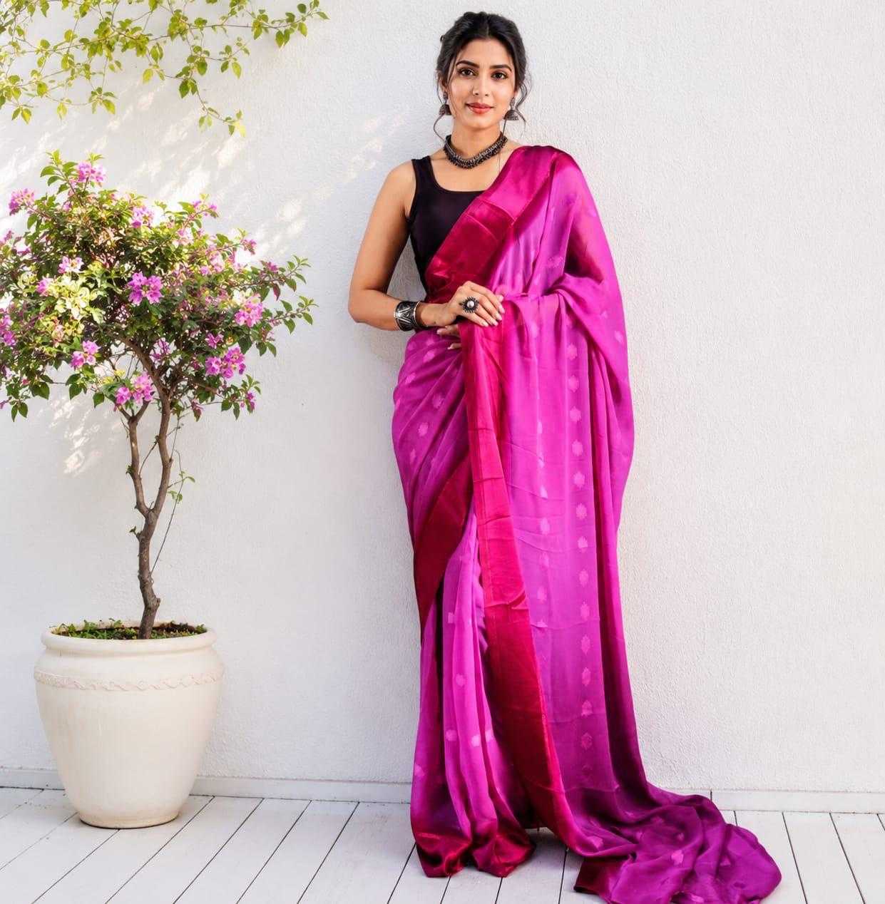 YNF Wholesale Nylon Georgette Sarees  | Surat Manufacturer