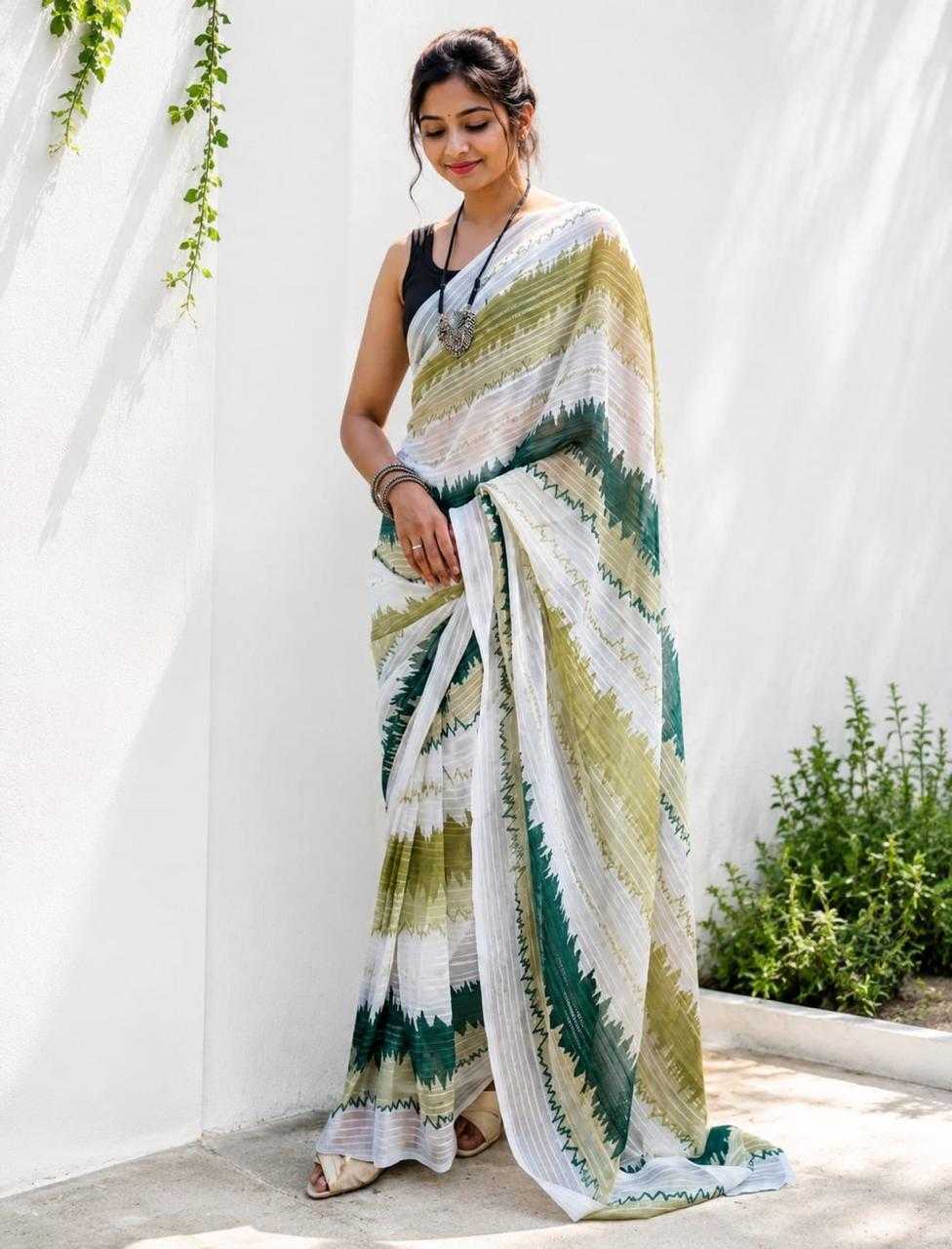 YNF Wholesale Nylon Georgette Sarees  | Surat Manufacturer