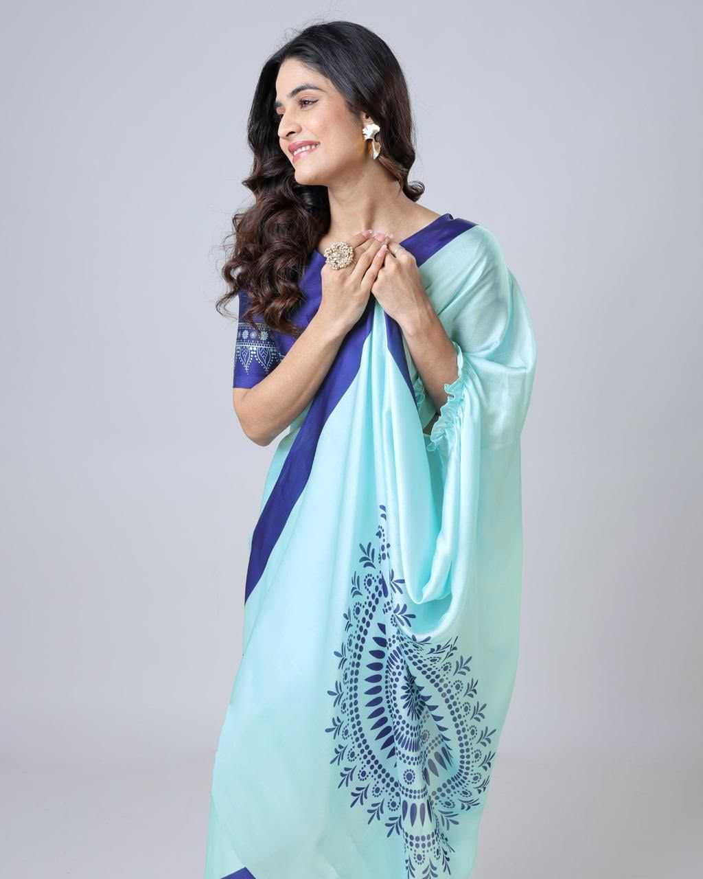 YNF Wholesale Satin Designer Sarees  | Surat Manufacturer