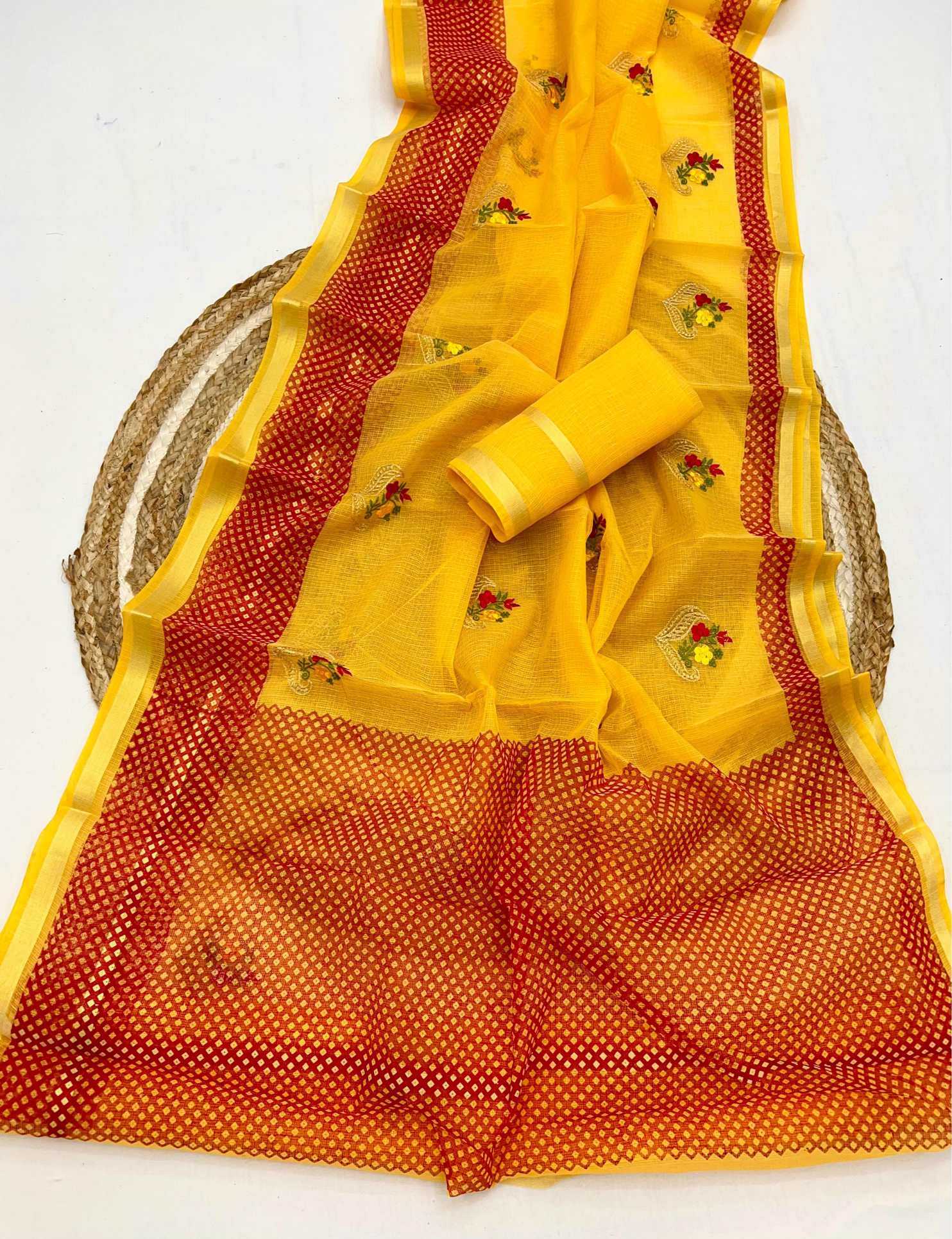 YNF Wholesale Soft Kota Hand Work Sarees  | Surat Manufacturer