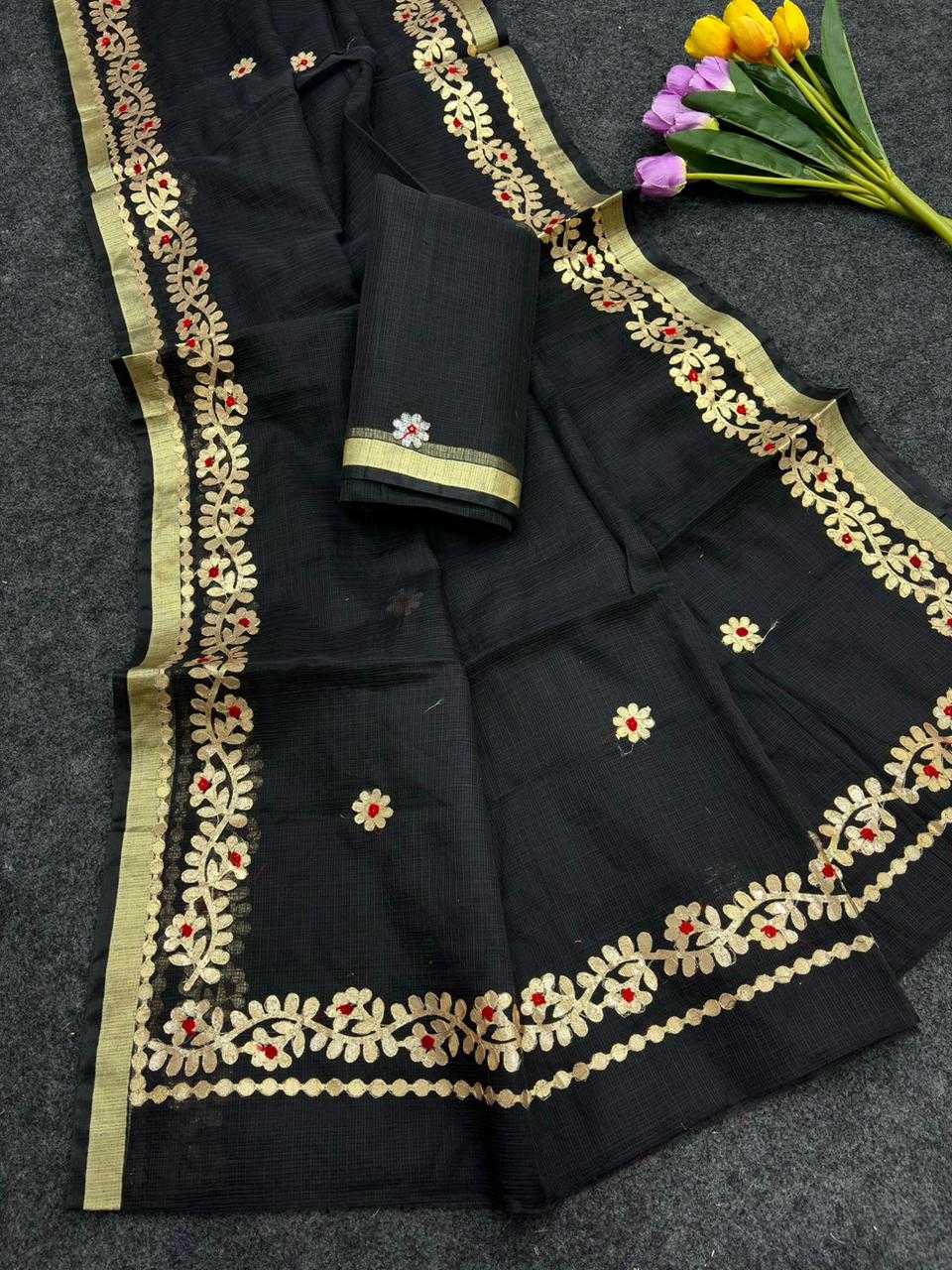 YNF Wholesale Cotton Gota Patti Sarees  | Surat Manufacturer