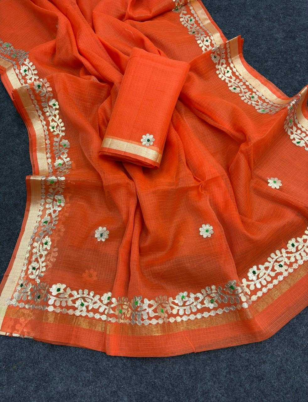 YNF Wholesale Cotton Gota Patti Sarees  | Surat Manufacturer