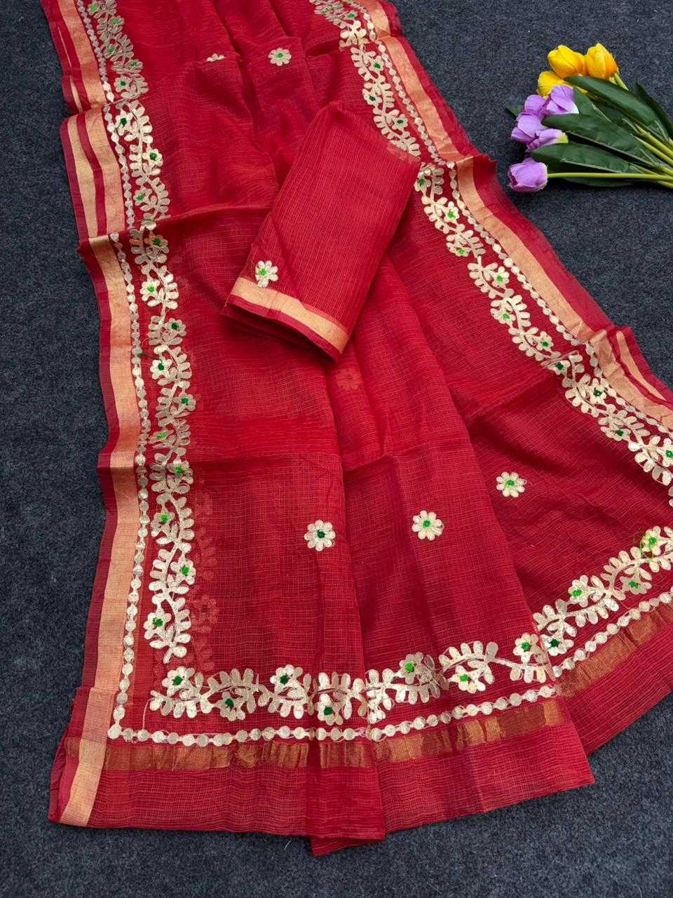 YNF Wholesale Cotton Gota Patti Sarees  | Surat Manufacturer