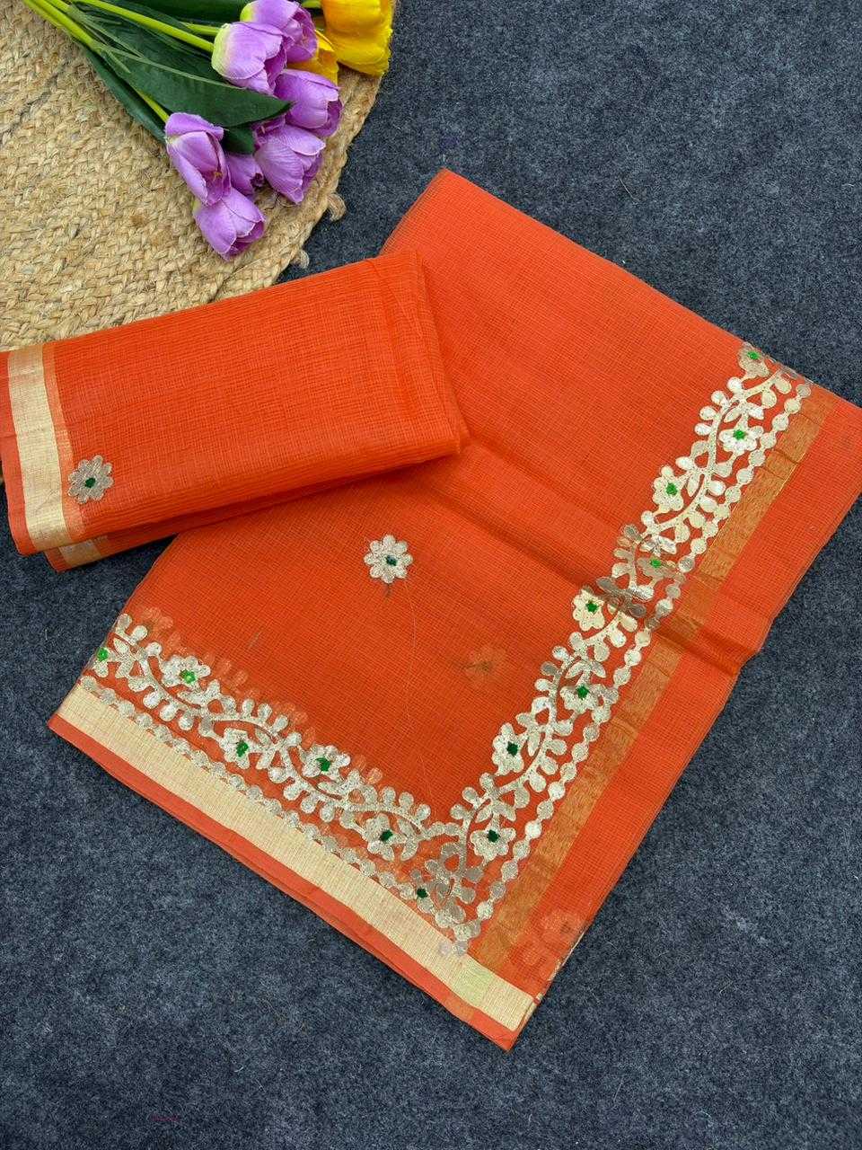 YNF Wholesale Cotton Gota Patti Sarees  | Surat Manufacturer