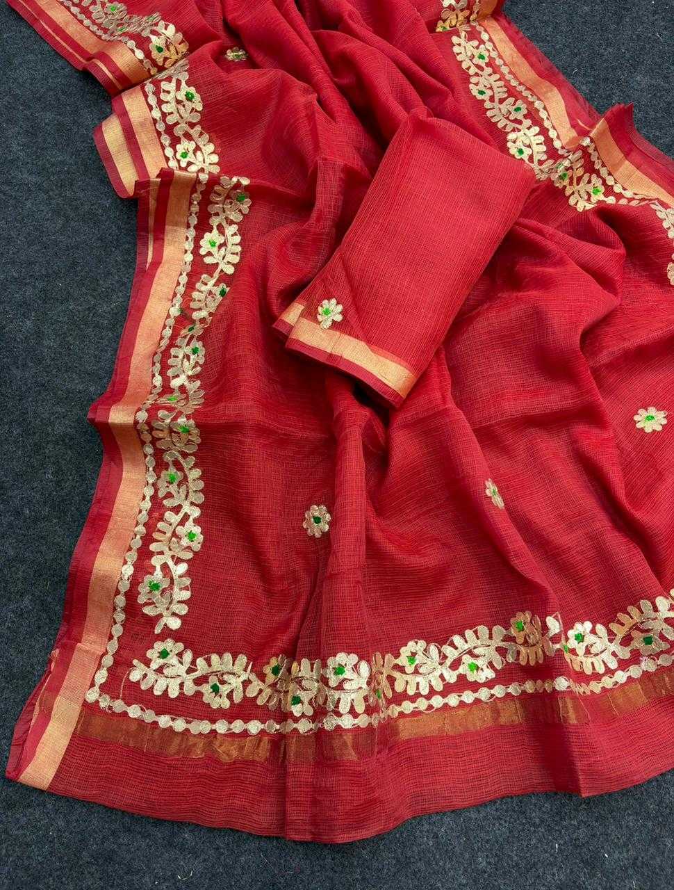 YNF Wholesale Cotton Gota Patti Sarees  | Surat Manufacturer