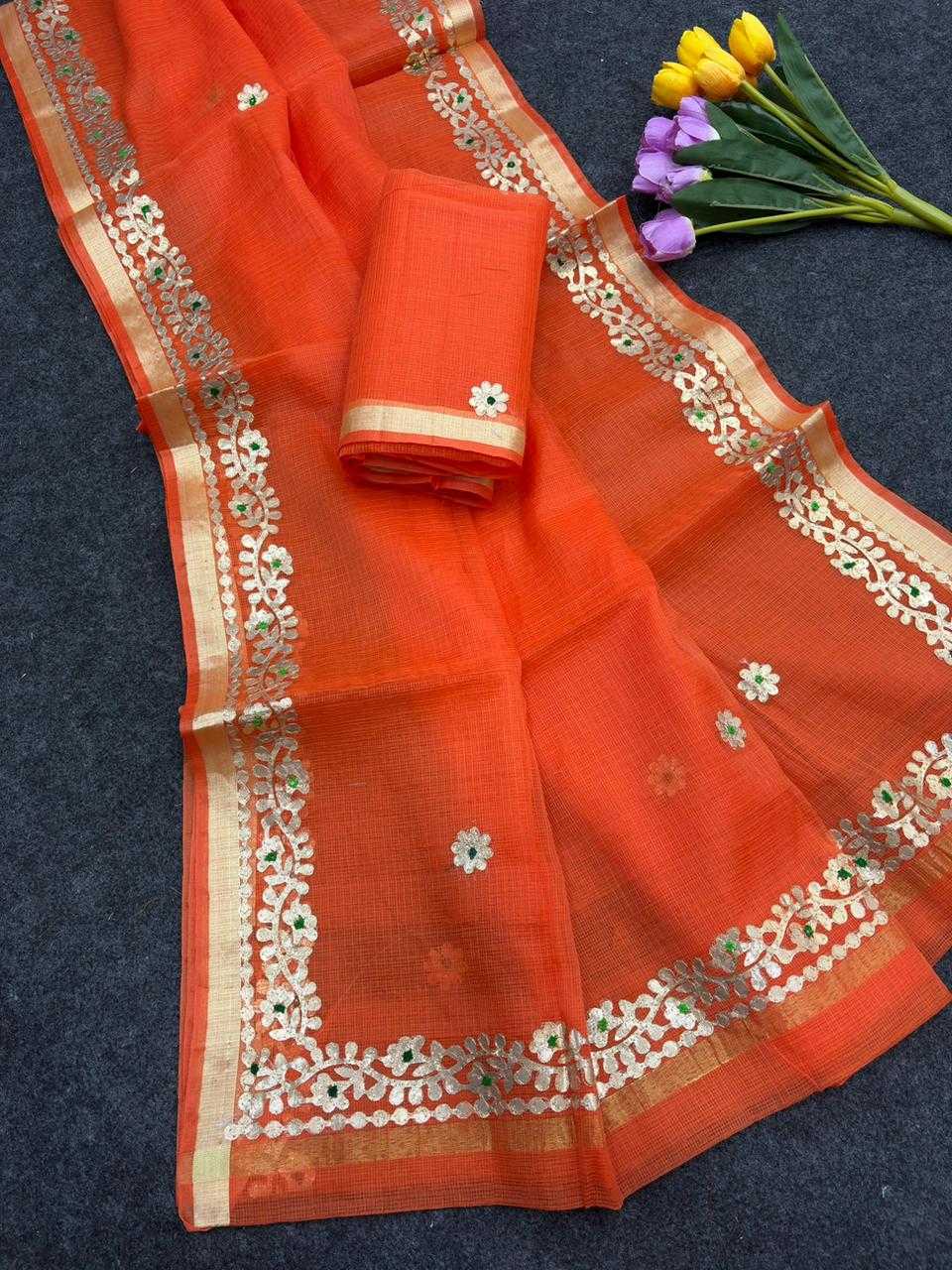YNF Wholesale Cotton Gota Patti Sarees  | Surat Manufacturer