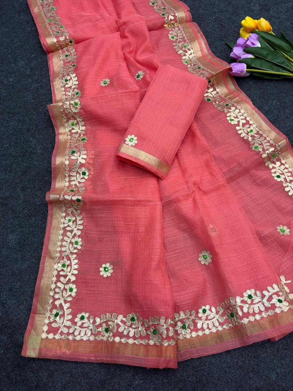 YNF Wholesale Cotton Gota Patti Sarees  | Surat Manufacturer