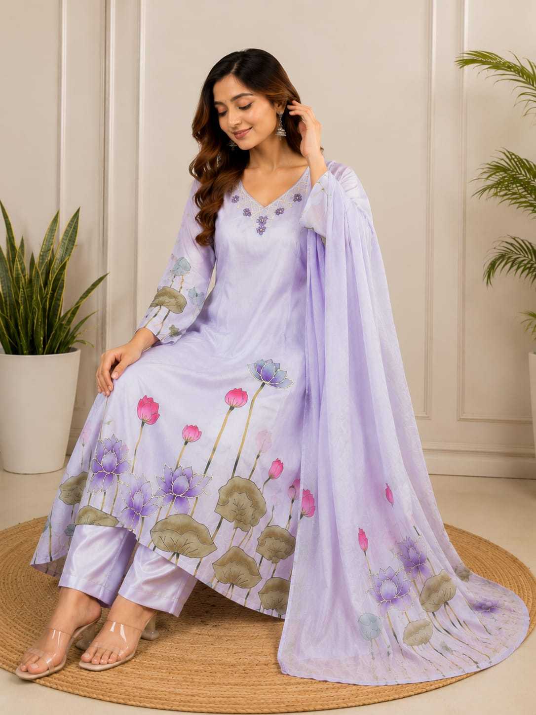 YNF Wholesale Chinon Party Wear Kurtis  | Surat Manufacturer