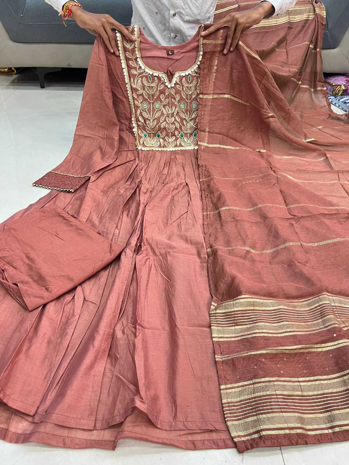 YNF Wholesale Chanderi Soft Designer Kurtis  | Surat Manufacturer