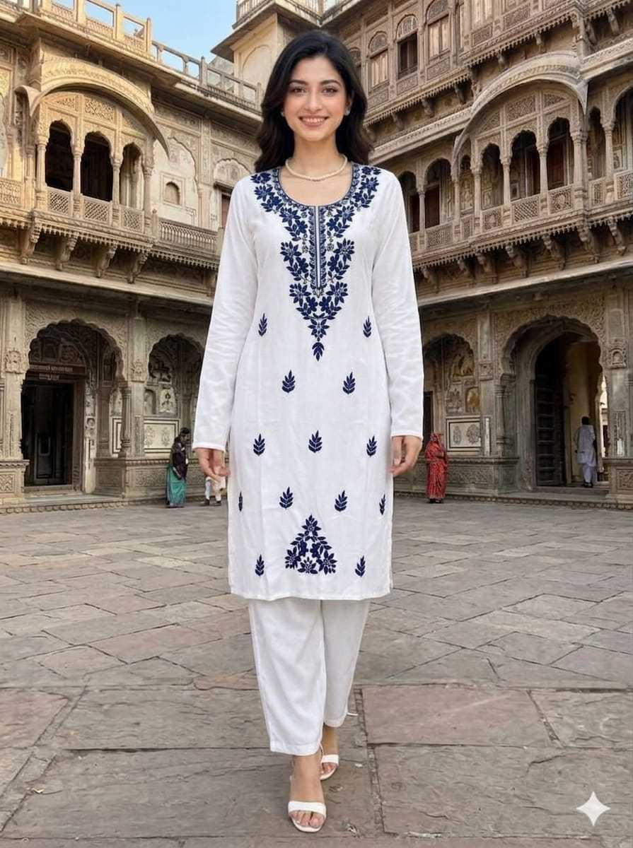 YNF Wholesale Rayon Cotton Kurtis  | Surat Manufacturer