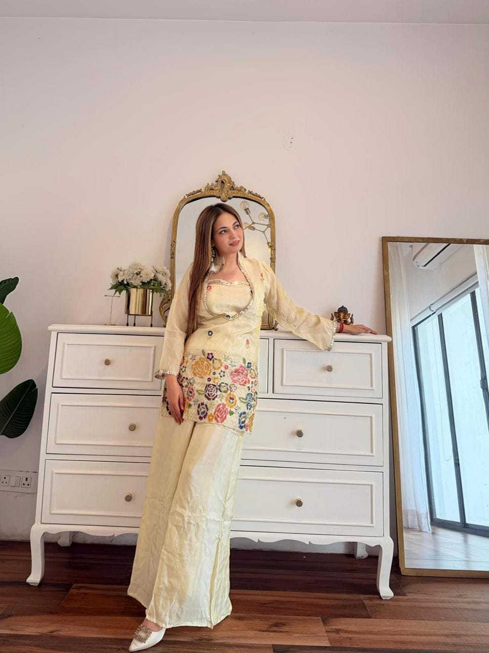 YNF Wholesale Fancy Palazzo Suit  | Surat Manufacturer