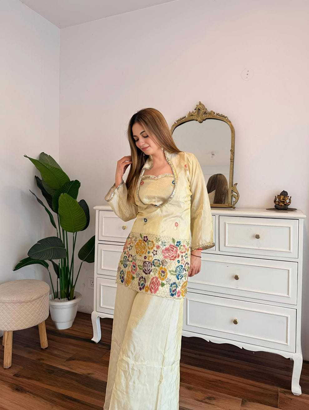 YNF Wholesale Fancy Palazzo Suit  | Surat Manufacturer