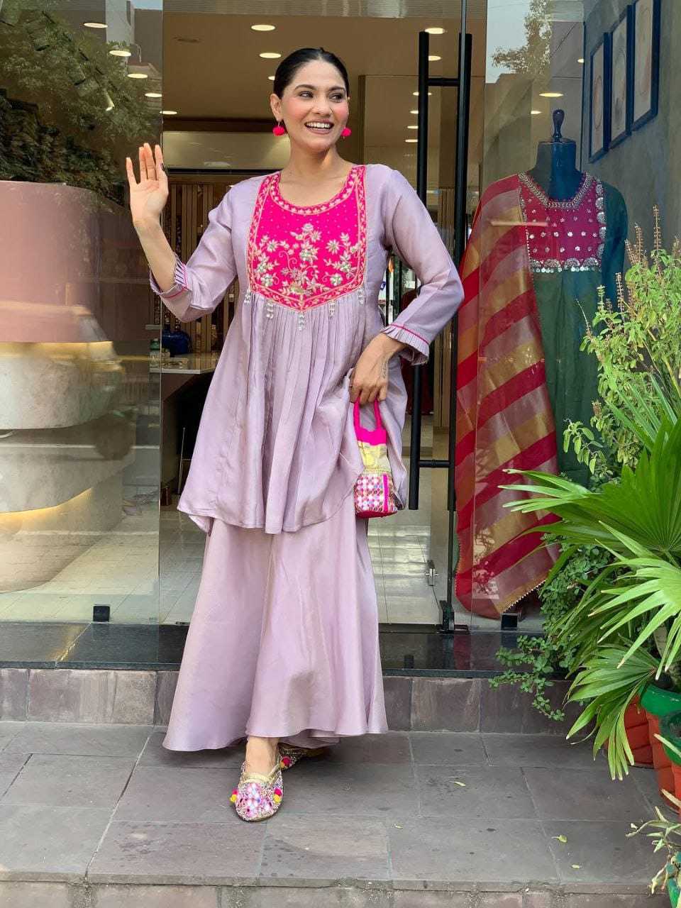 YNF Wholesale Chanderi Soft Embroidery Suits  | Surat Manufacturer