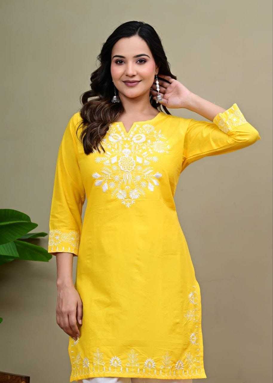 YNF Wholesale Cotton Cotton Kurtis  | Surat Manufacturer