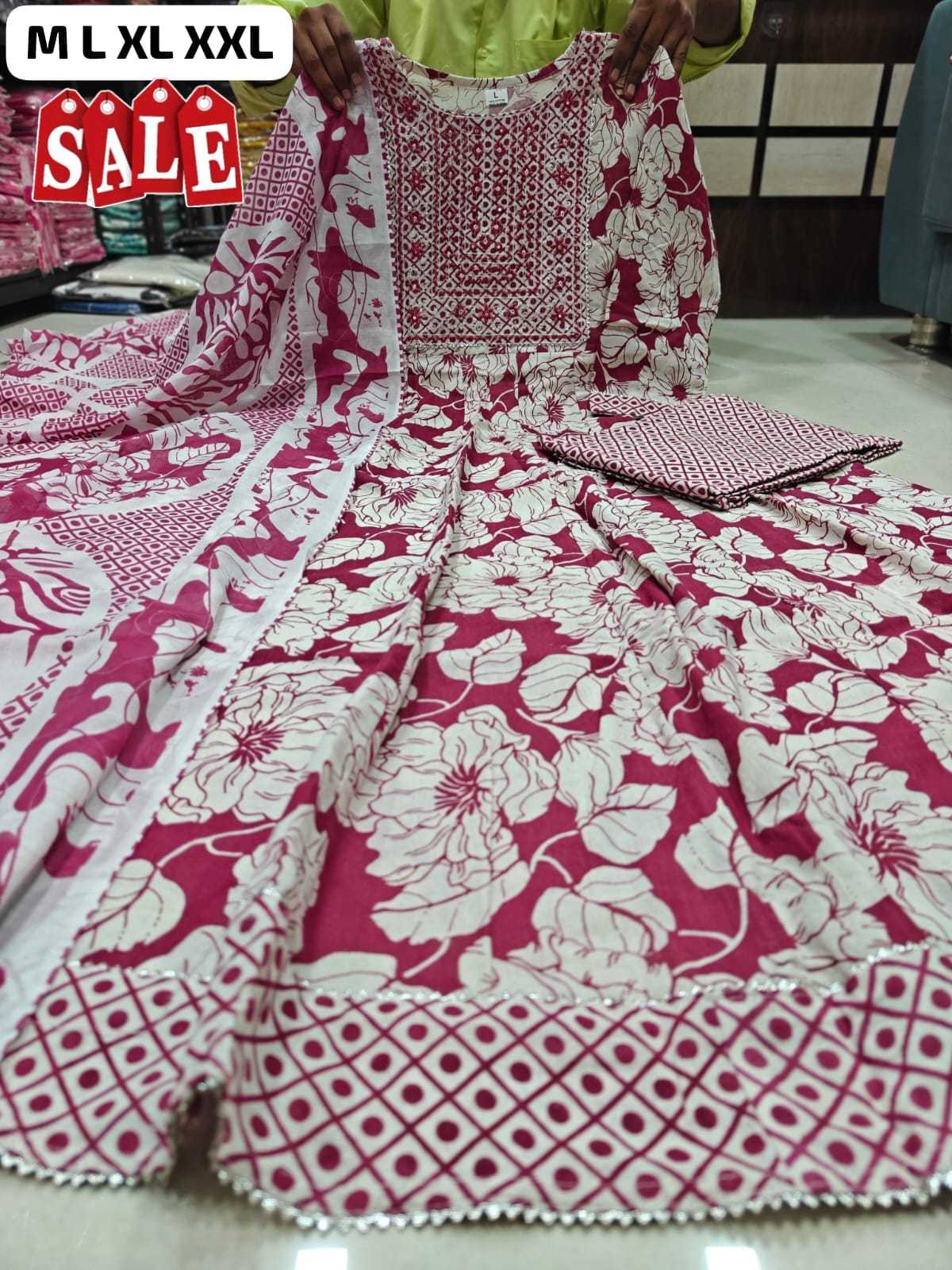 YNF Wholesale Cotton Party Wear Kurtis  | Surat Manufacturer