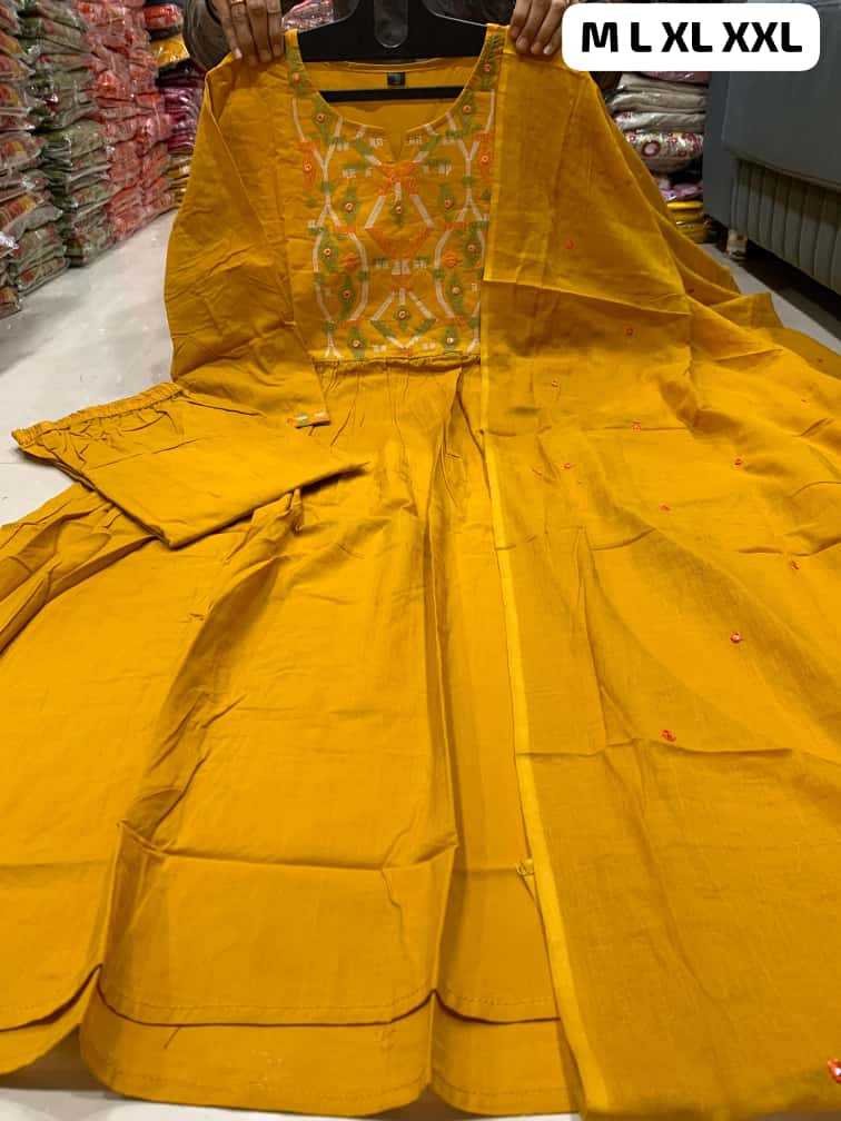 YNF Wholesale Cotton Embroidery Suits  | Surat Manufacturer
