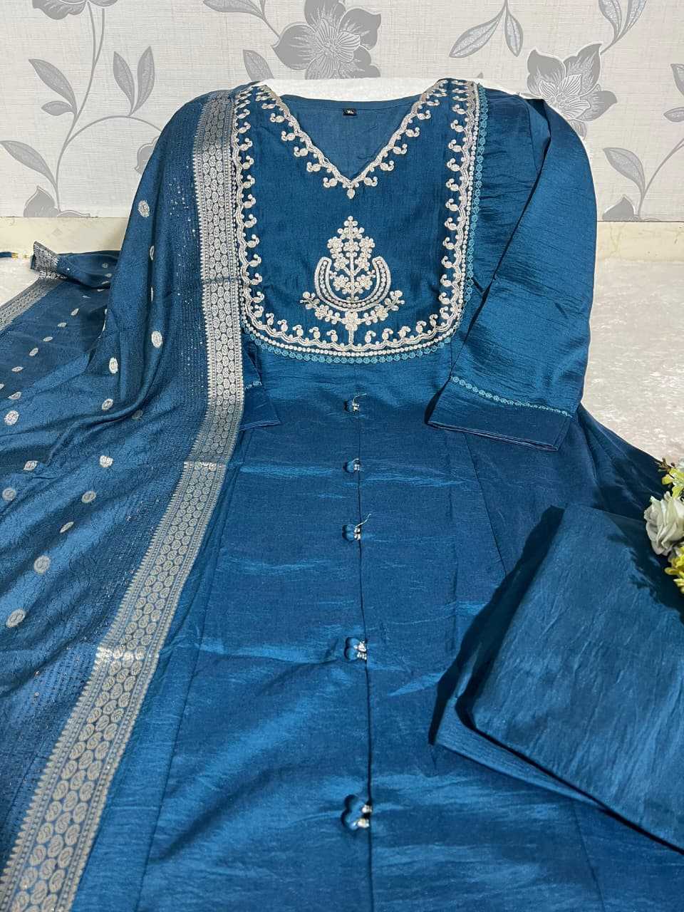 YNF Wholesale Chinon Festive Kurtis  | Surat Manufacturer