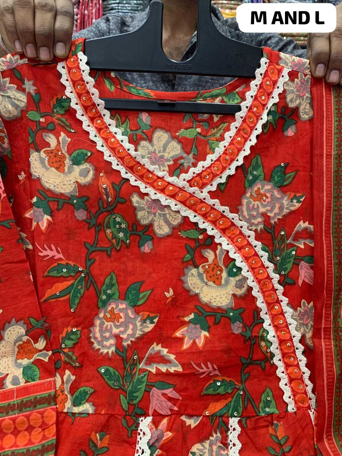 YNF Wholesale Cotton Party Wear Kurtis  | Surat Manufacturer