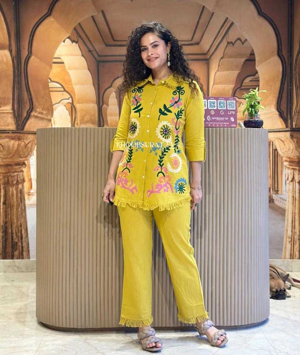 YNF Wholesale Slubby Co-ord Set  | Surat Manufacturer
