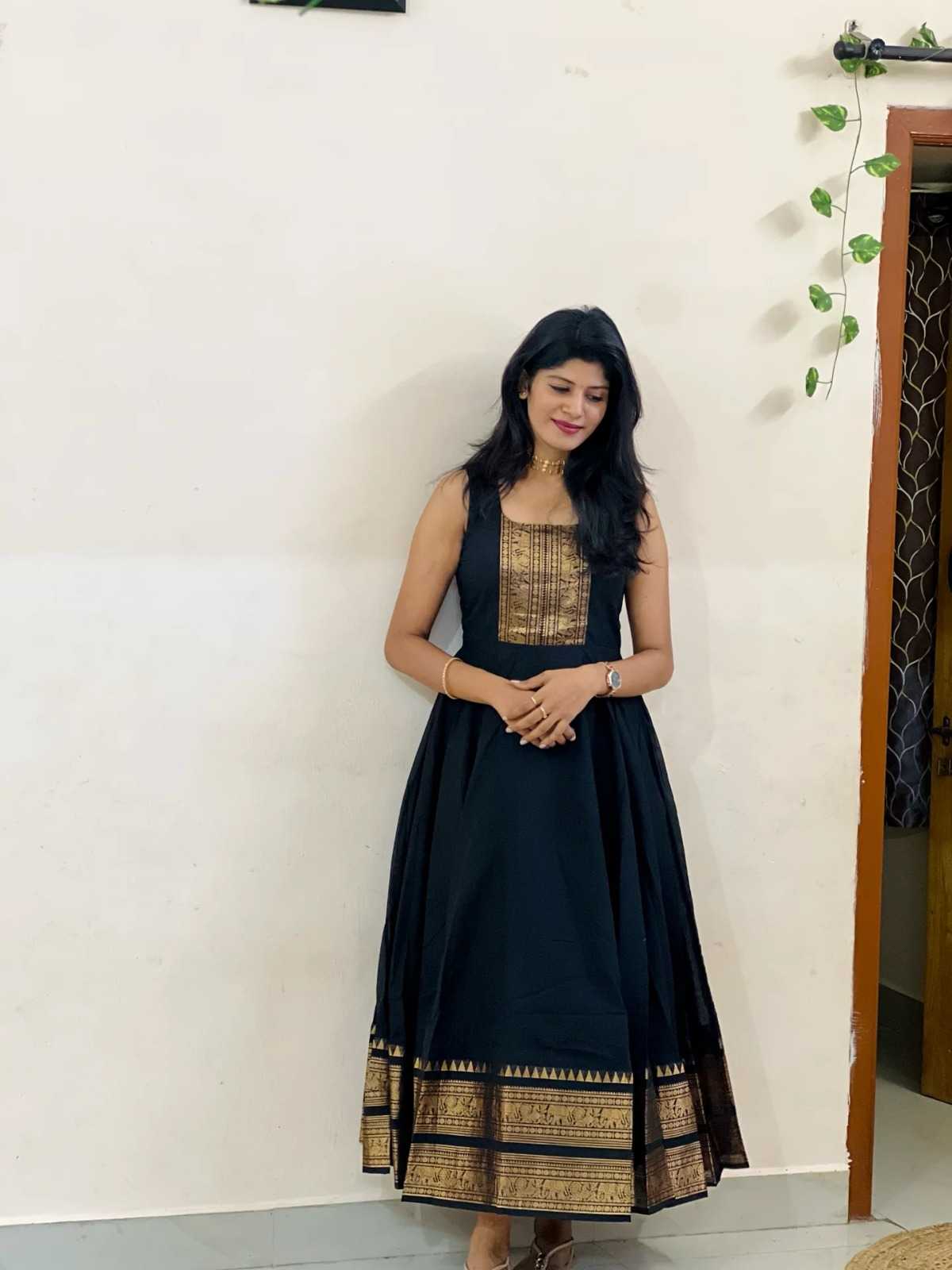 YNF Wholesale Cotton Fancy Gowns  | Surat Manufacturer