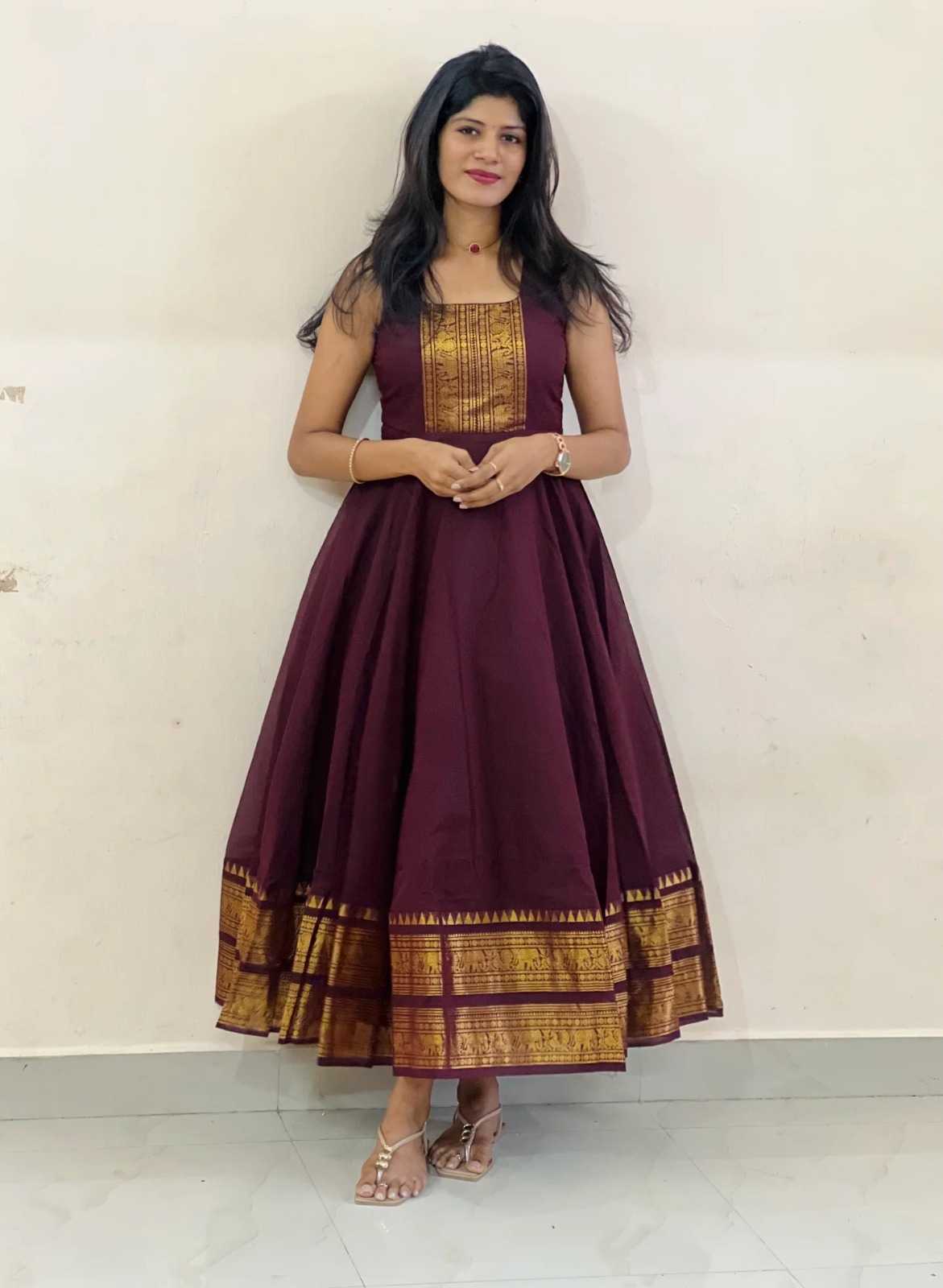 YNF Wholesale Cotton Fancy Gowns  | Surat Manufacturer