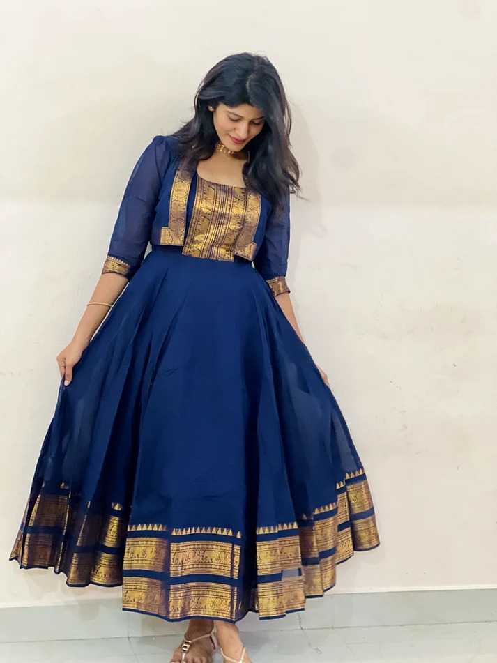 YNF Wholesale Cotton Fancy Gowns  | Surat Manufacturer
