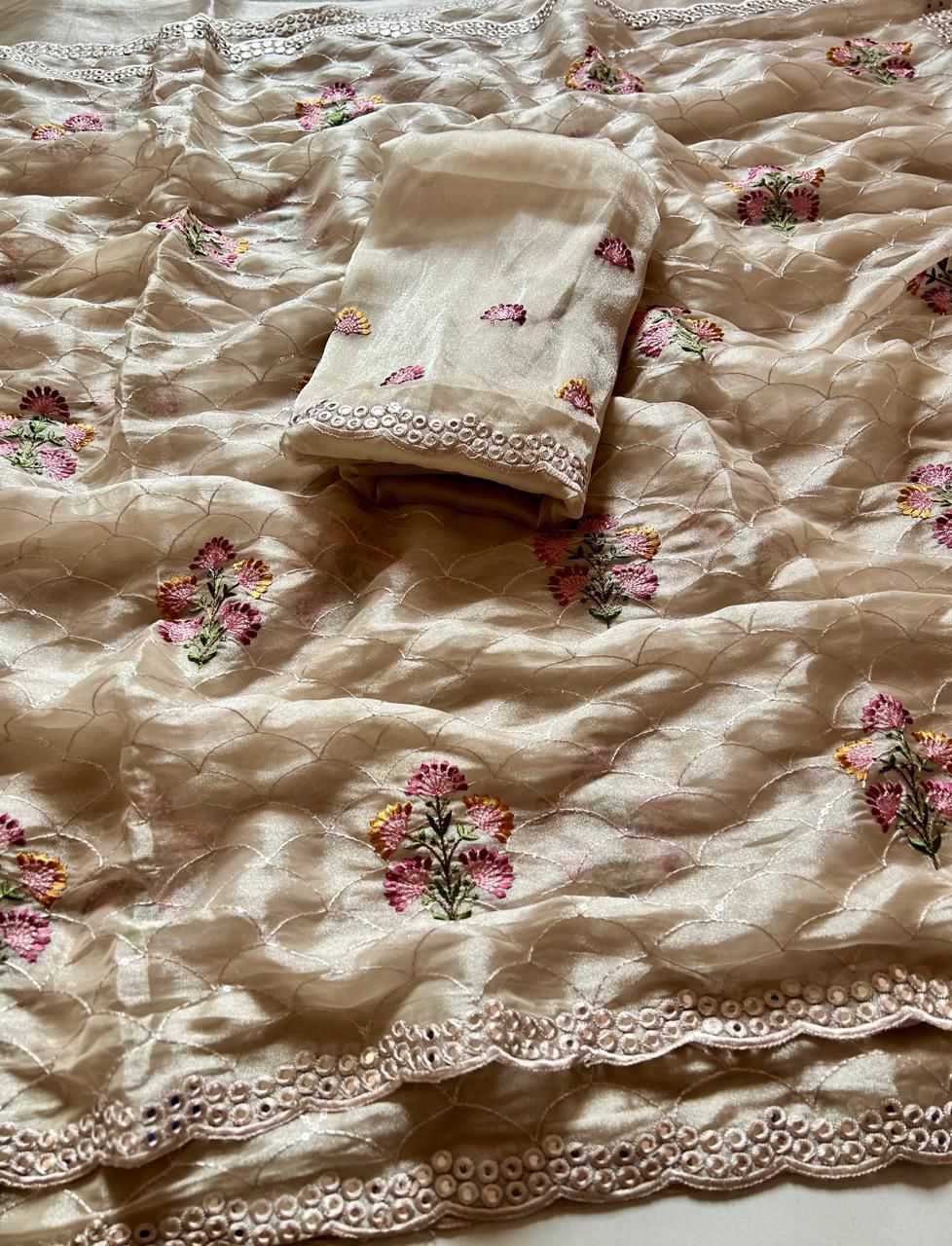 YNF Wholesale Tissue Designer Sarees  | Surat Manufacturer