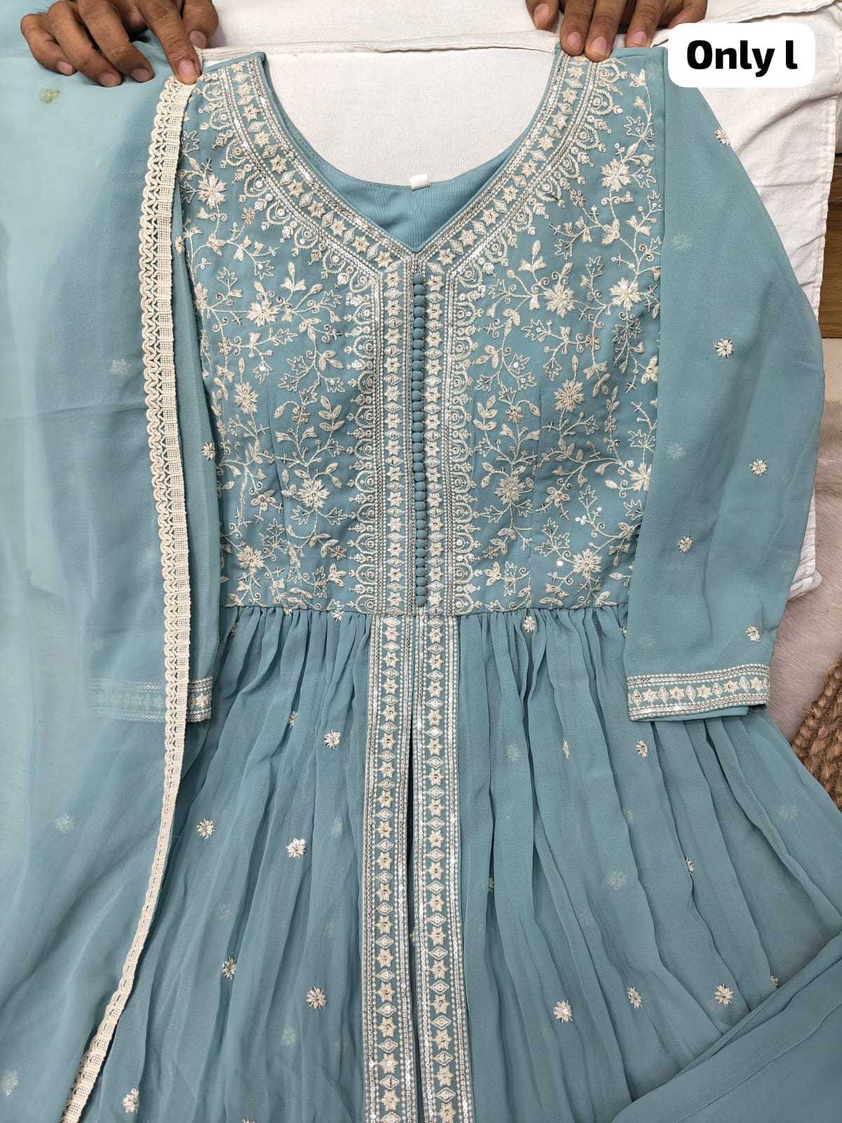 YNF Wholesale Georgette Designer Kurtis  | Surat Manufacturer