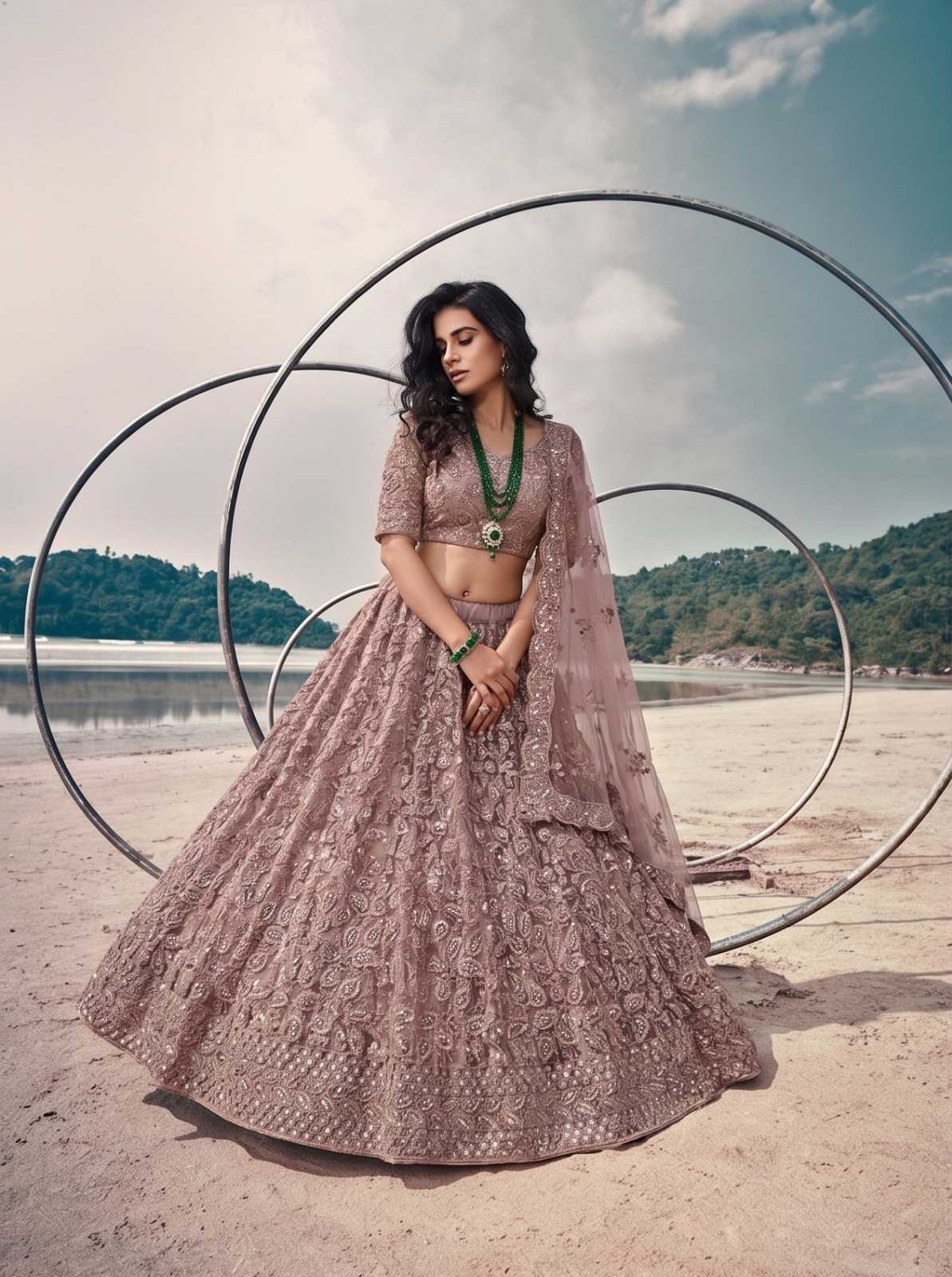 YNF Wholesale Butterfly Net Designer Lehenga  | Surat Manufacturer