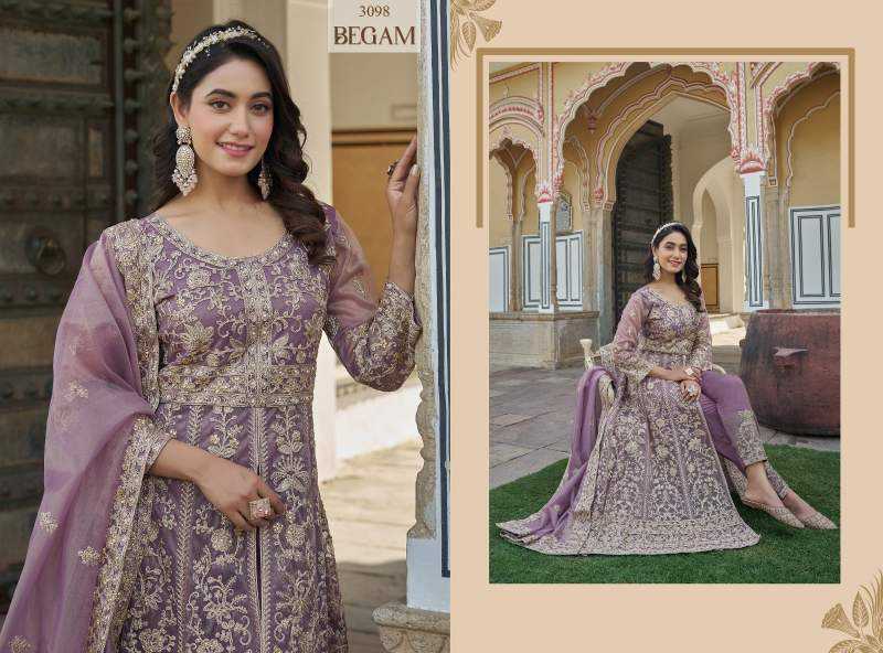 YNF Wholesale Butterfly Net Embroidery Suits  | Surat Manufacturer