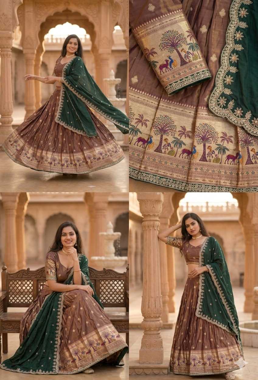 YNF Wholesale Shimmer Silk Designer Lehenga  | Surat Manufacturer
