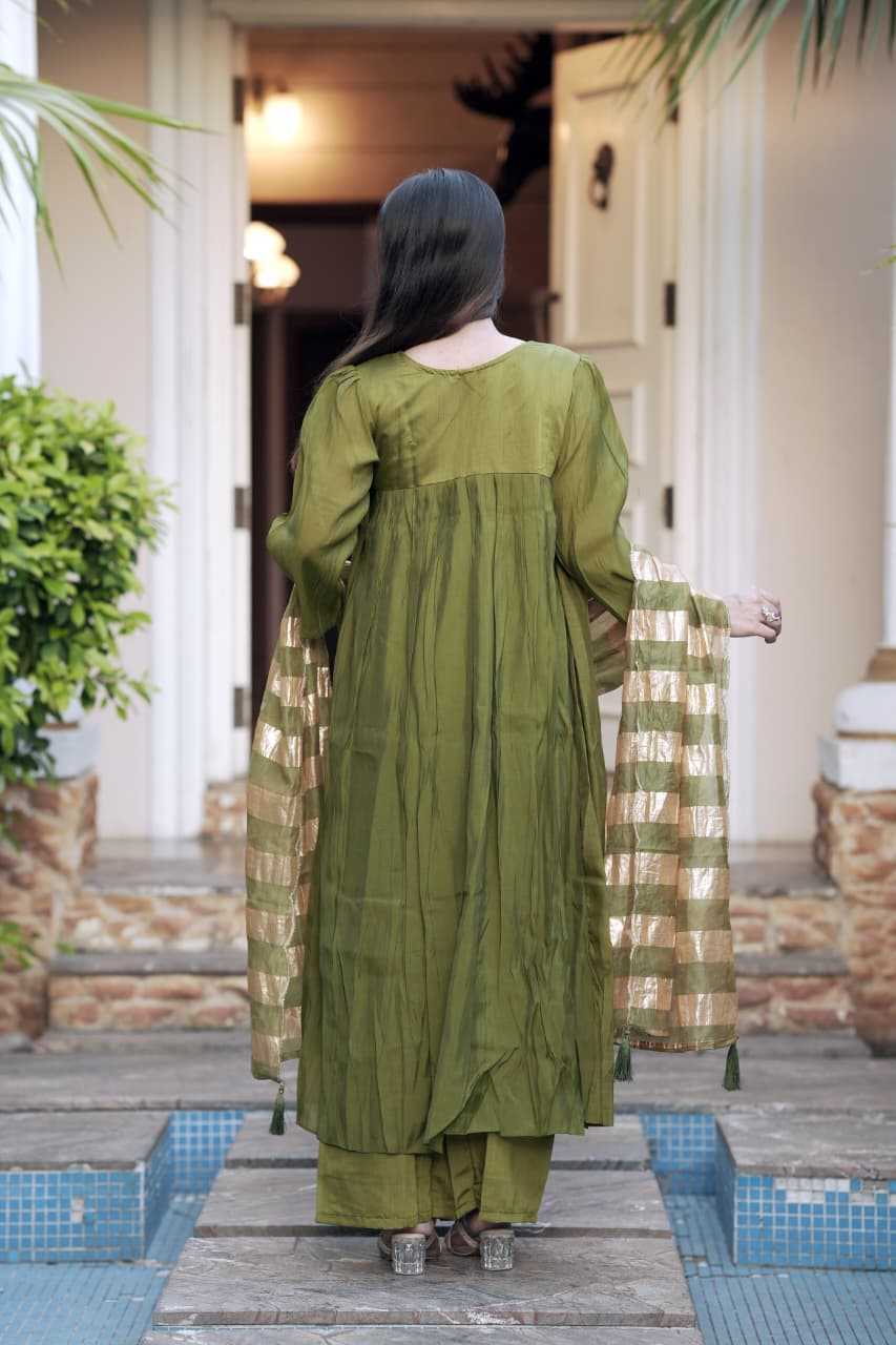YNF Wholesale Chanderi Soft Anarkali Kurtis  | Surat Manufacturer