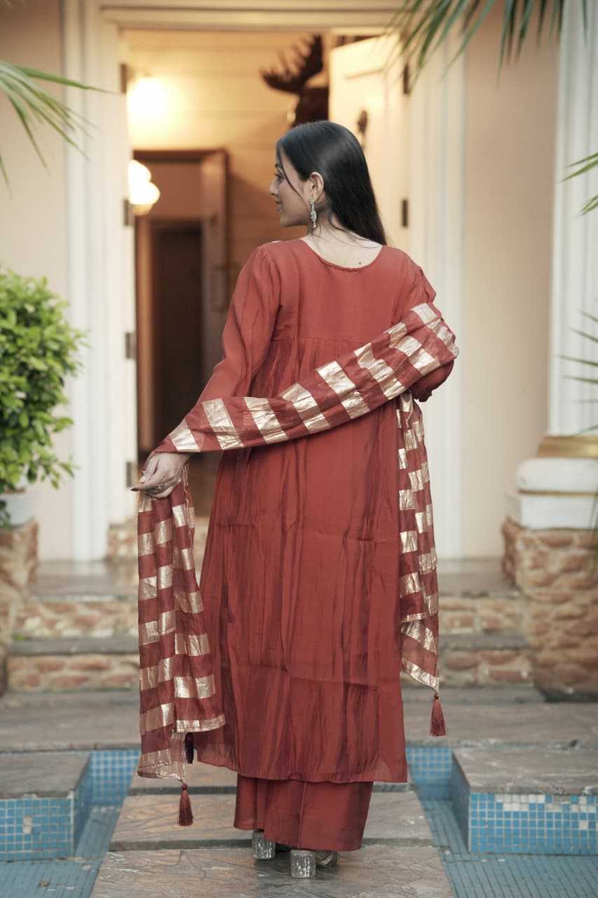 YNF Wholesale Chanderi Soft Anarkali Kurtis  | Surat Manufacturer