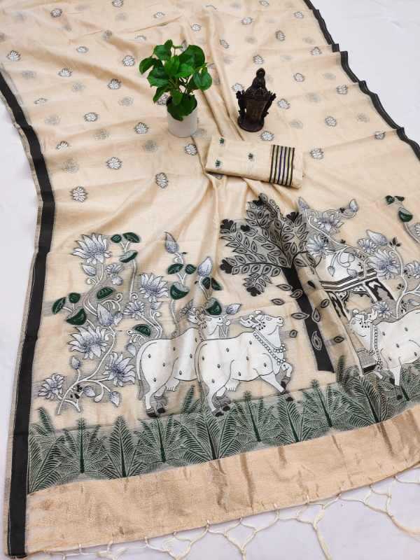 YNF Wholesale Cotton Tissue Silk Saree  | Surat Manufacturer